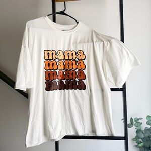 SHEIN White Graphic Tee